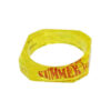 Bracelet octogonal translucide jaune rouge