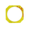 Bracelet octogonal translucide jaune rouge – Image 2