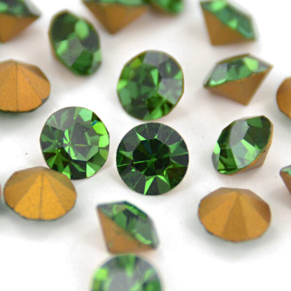 Strass vert rond ⌀6 (lot de 88)